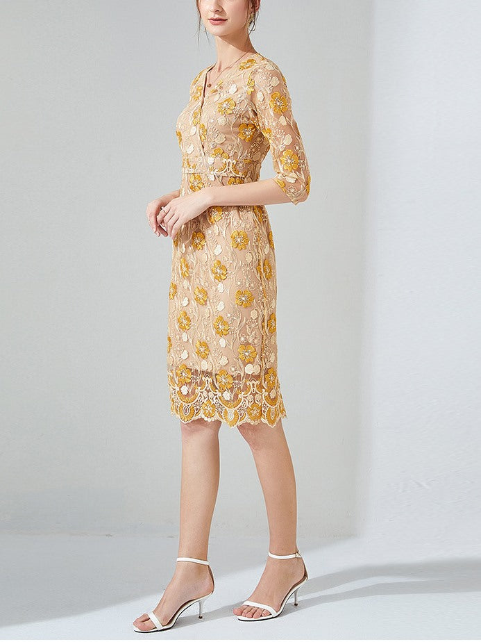 Plus Size Gold Lace Wrap Dress Pluspreorder Plus Size Gold Lace Wrap Dress Pluspreorder