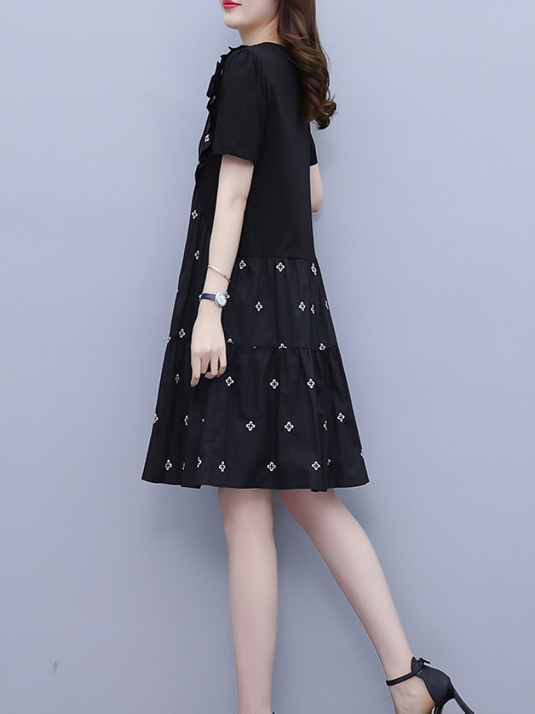Plus Size Black Babydoll Dress – Pluspreorder