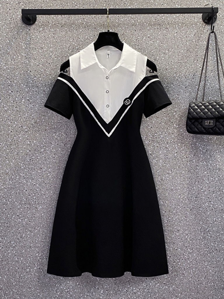 Plus Size Black Off Shoulder A Line Shirt Dress Pluspreorder Plus Size Black Off Shoulder A Line Shirt Dress Pluspreorder