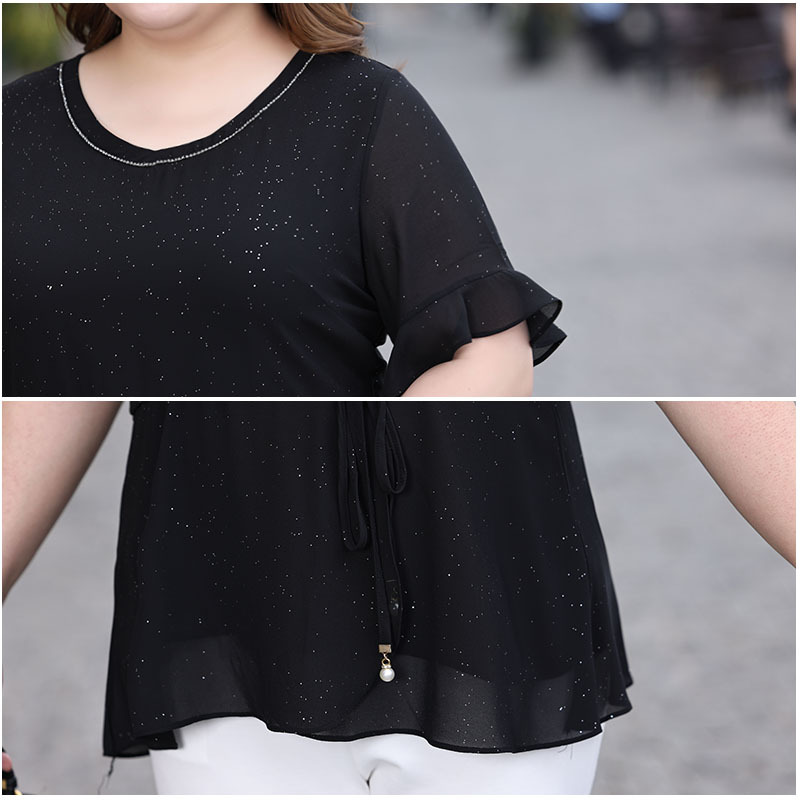 Bcx Juniors Shine Ring Detail Blouse Black Size Extra Large main image 1