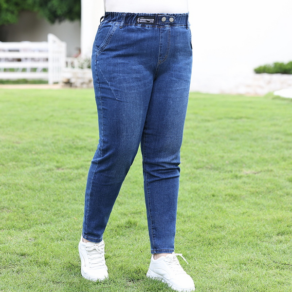 Plus Size Blue Skinny Jeans Jeggings (Extra Big Size)