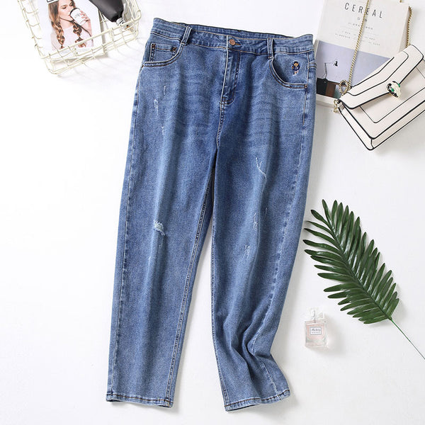 Plus Size Capri Jeans
