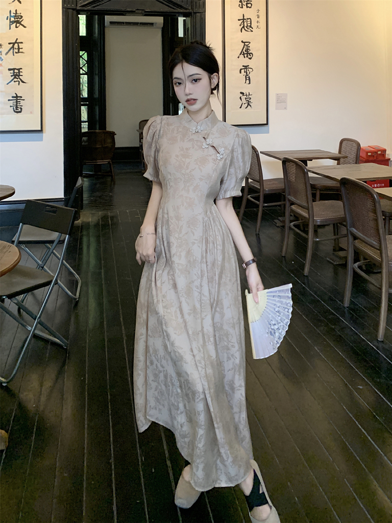 Plus Size Cheongsam Dress Pluspreorder