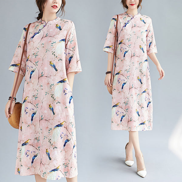 plus size modern cheongsam