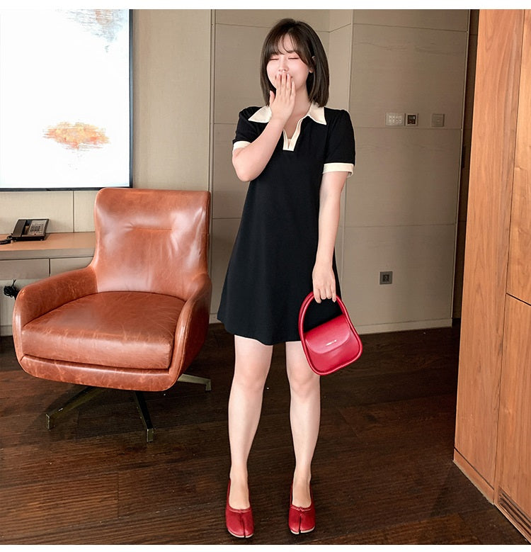 Plus Size Polo T Shirt Dress (EXTRA BIG SIZE) – Pluspreorder Plus Size Polo T Shirt Dress (EXTRA BIG SIZE) – Pluspreorder