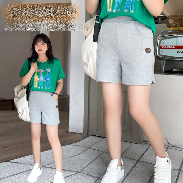 (XL-7XL) Plus Size Sweat Shorts