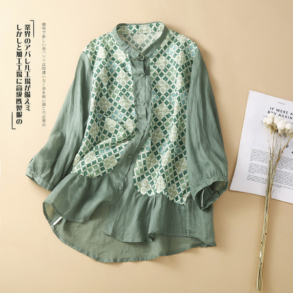 Plus Size Ethnic Blouse