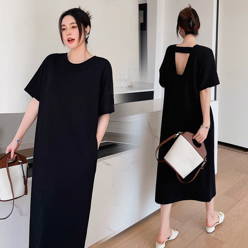 T shirt dress korean style discount