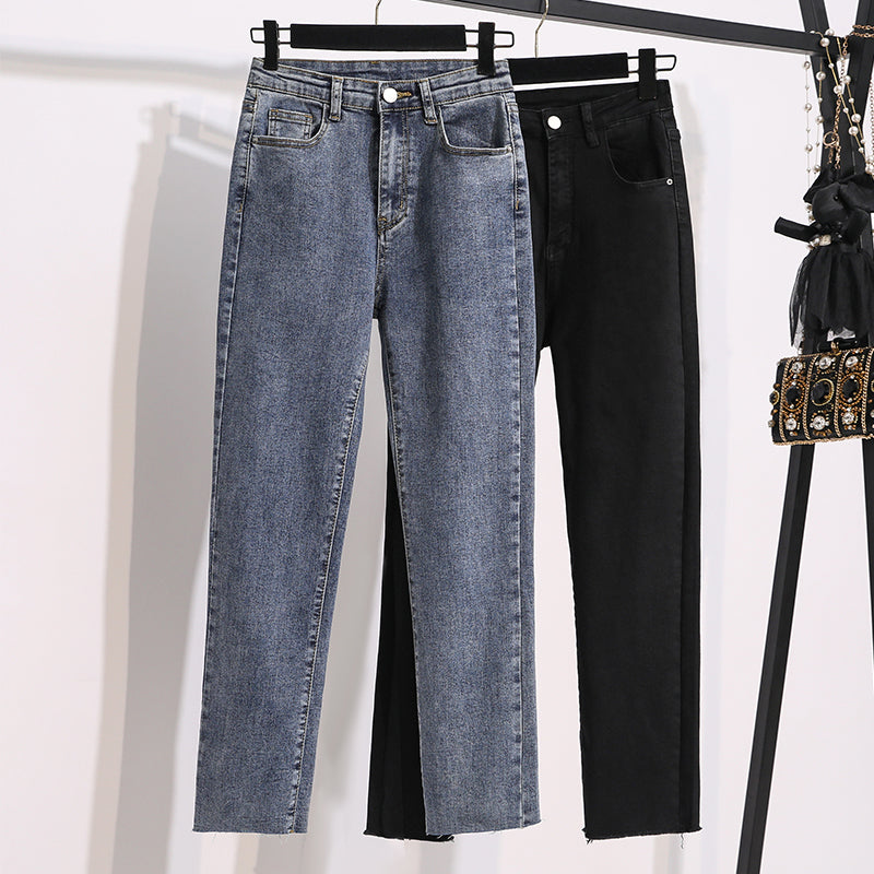 Plus Size Straight Leg Jeans