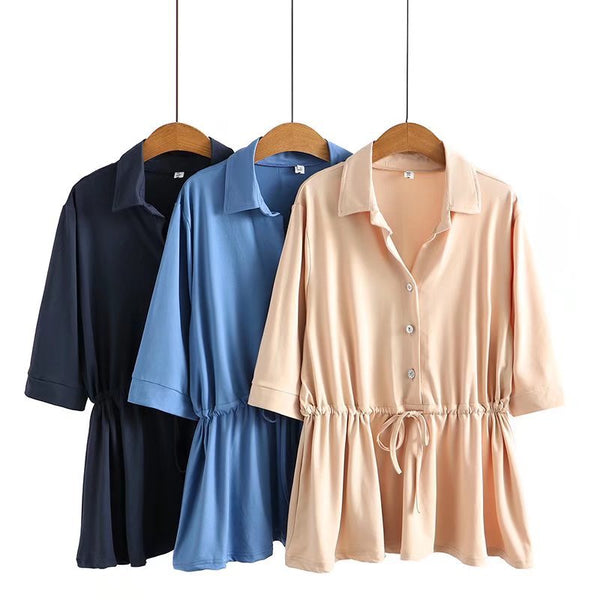 Plus Size Peplum Blouse