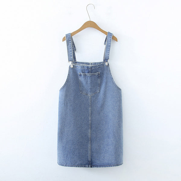 Mila Plus Size Denim Overalls Pluspreorder
