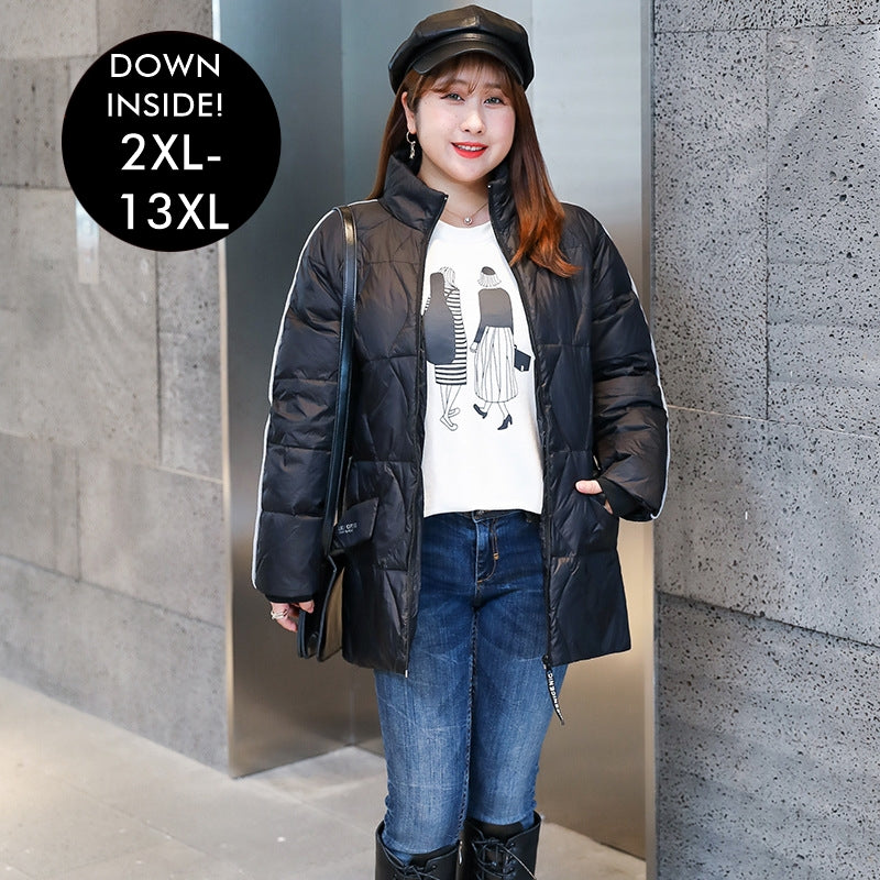 Plus Size Streetwear Down Winter Jacket