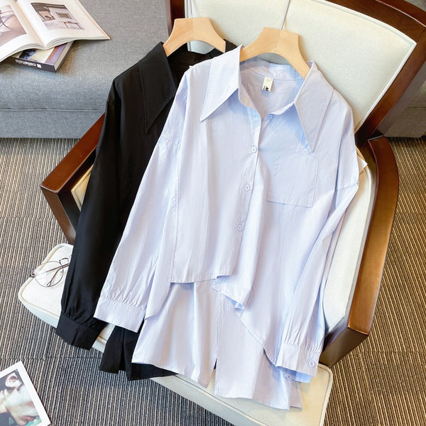 Plus Size Longer Back Tunic Shirt