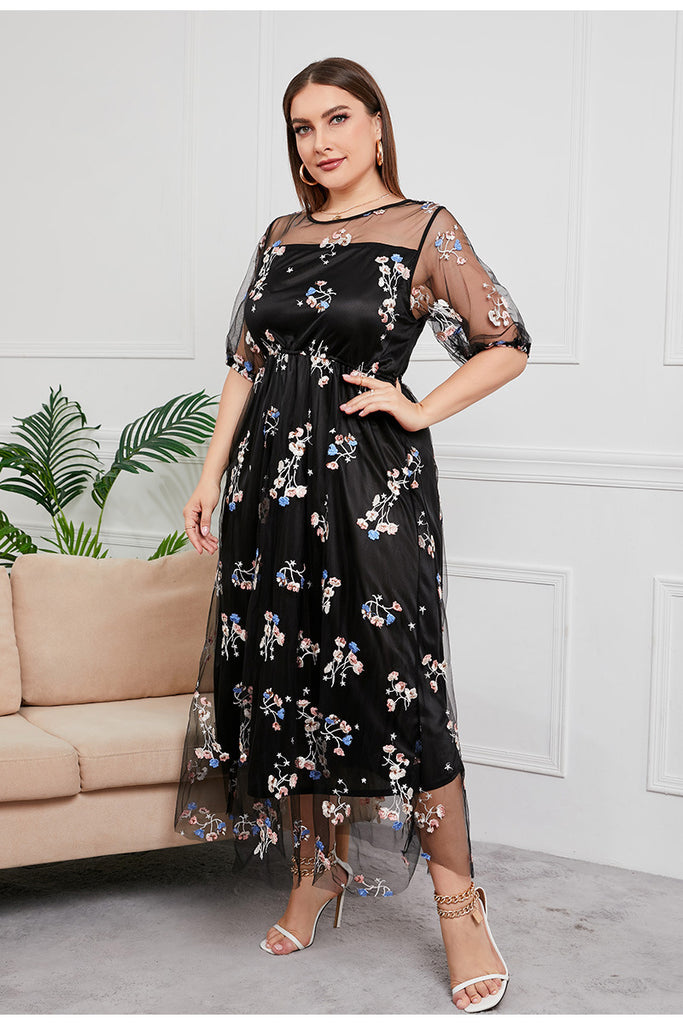 Casual evening dresses plus size discount