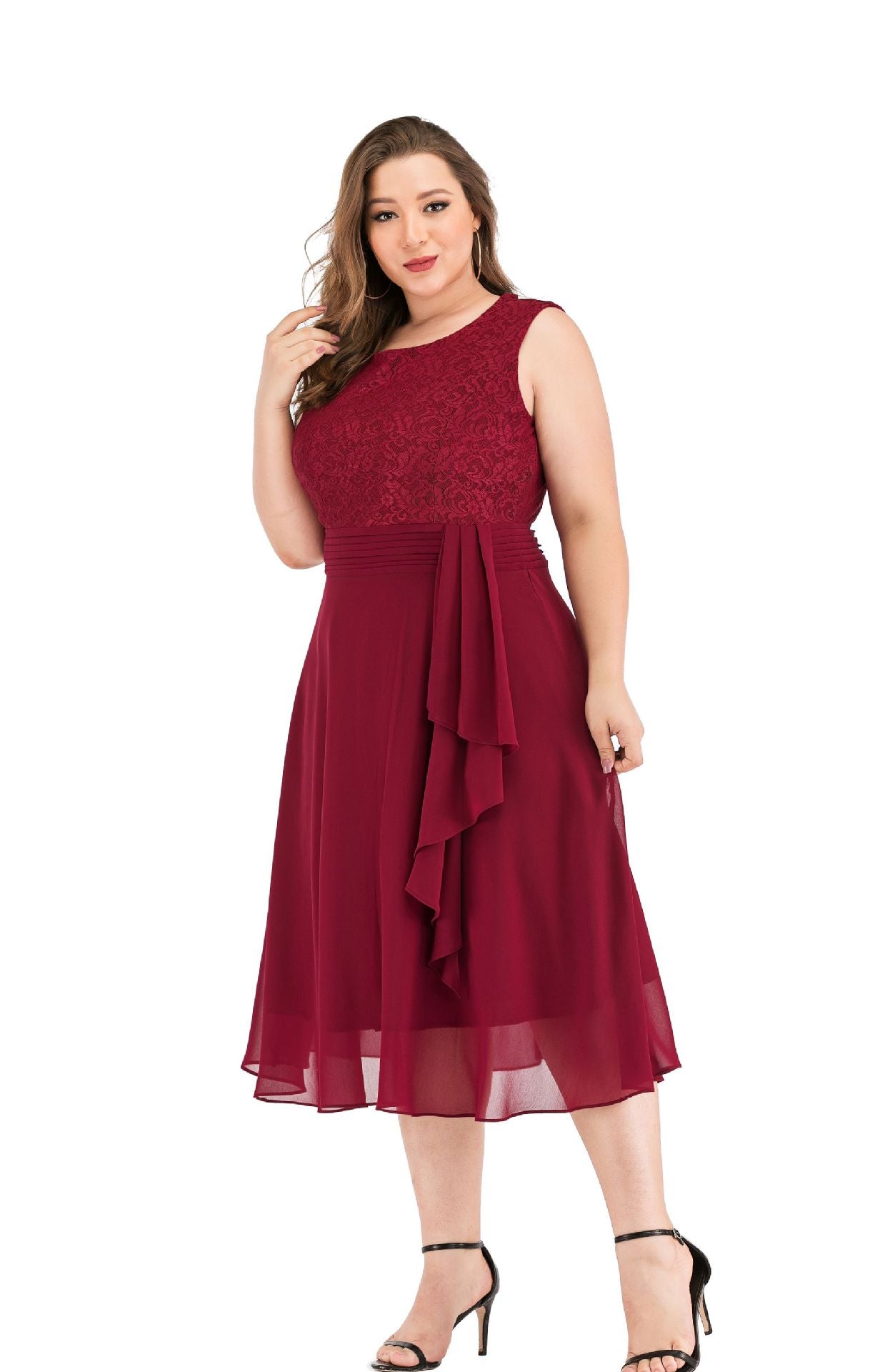 Plus Size Lace Formal Dress – Pluspreorder