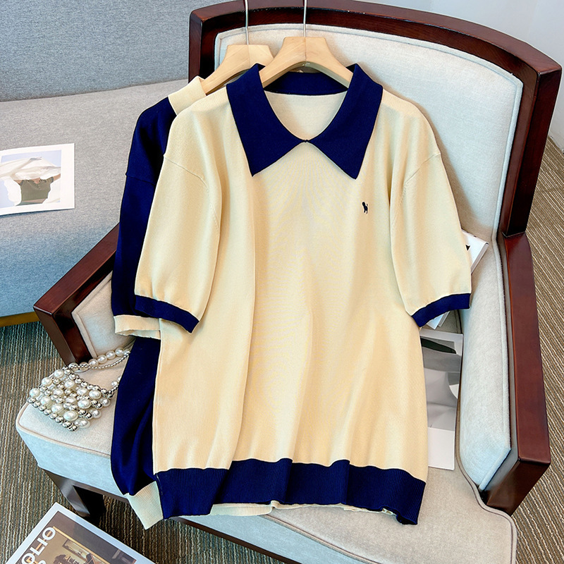 Plus Size Knit Shirt Blouse (EXTRA BIG SIZE)