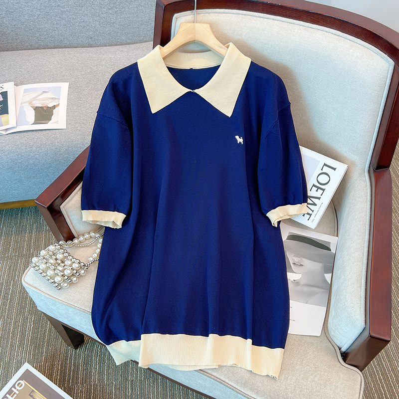 Plus Size Knit Shirt Blouse (EXTRA BIG SIZE) – Pluspreorder