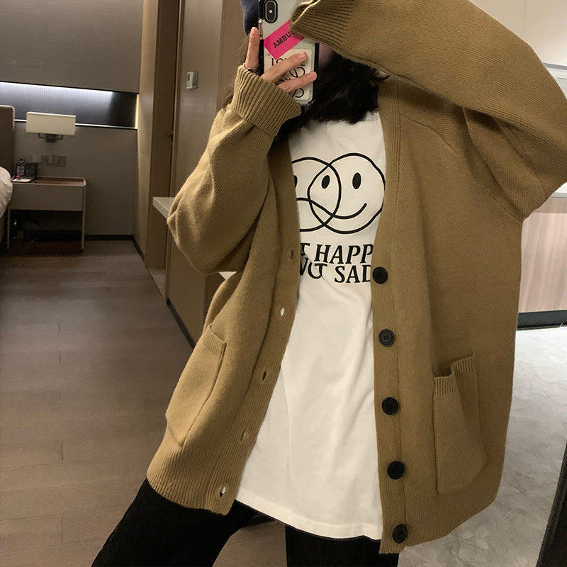 Plus size thick cardigan sale