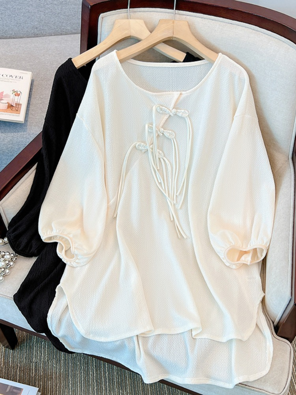 Plus Size Loose Cheongsam Tunic