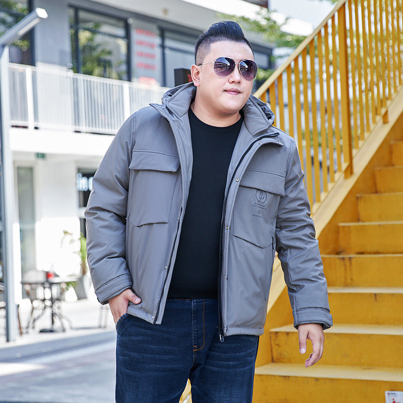 Mens plus shop size winter jackets