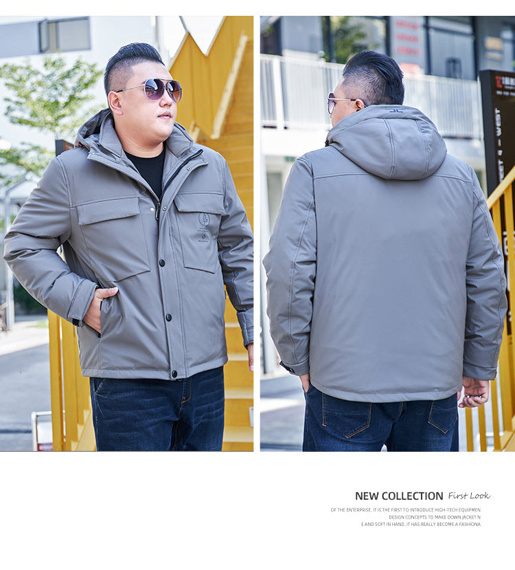 Mens plus size parkas outlet