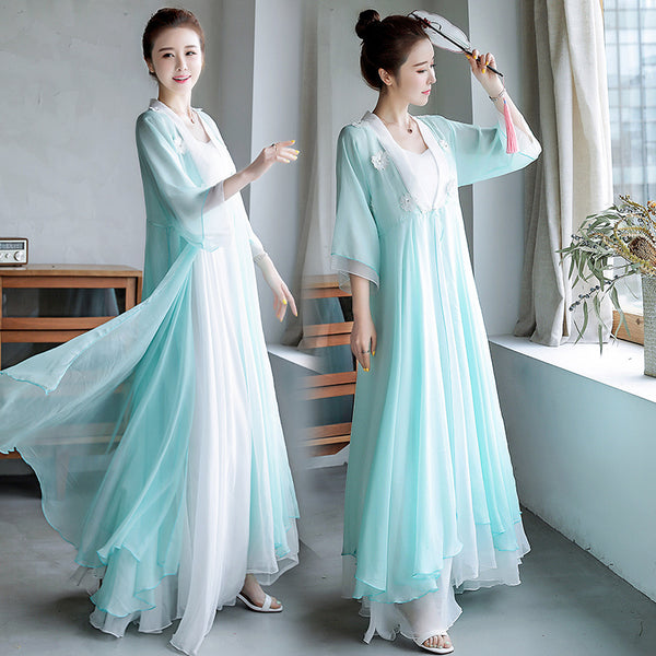 Green hanbok best sale