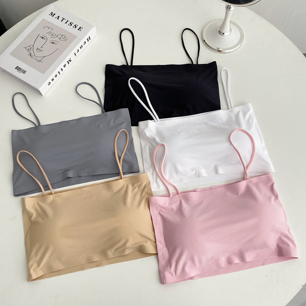 Plus Size Padded Bandeau Crop Top