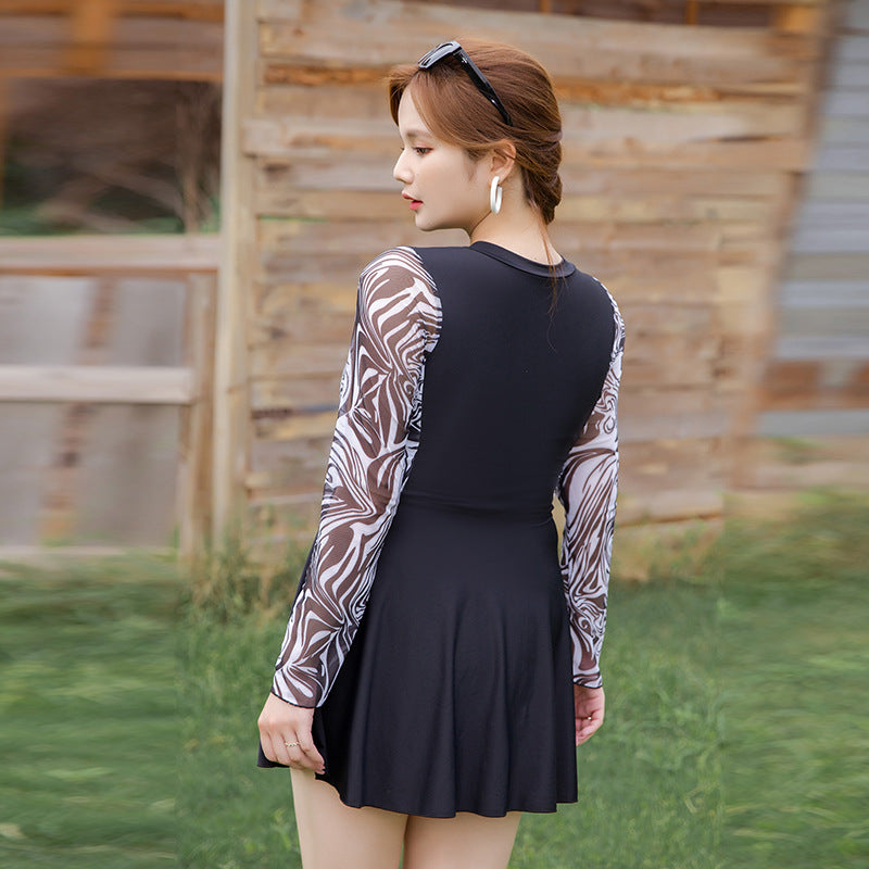 Plus size swimdress longer length top