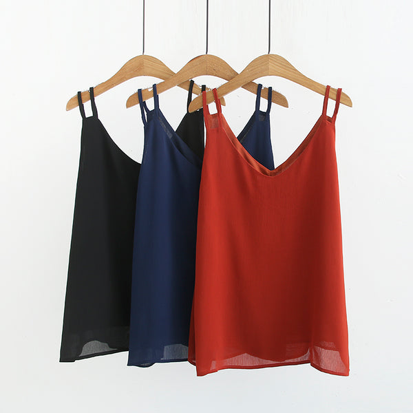 (Special Price!) Plus Size Chiffon Cami Top (EXTRA BIG SIZE)