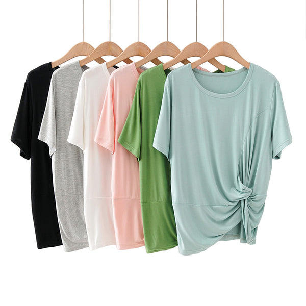 (Special Price!) Plus Size Knot T Shirt (EXTRA BIG SIZE)