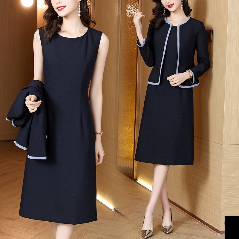Plus size jacket dresses for work hot sale