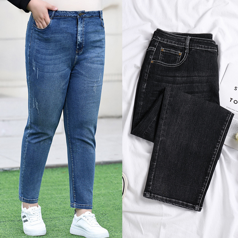 (XL-6XL) Plus Size Stretchy Skinny Jeans (Extra Big Size)