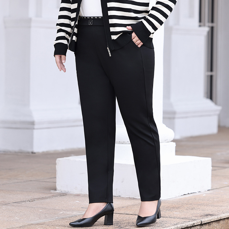 Winter white plus size pants hotsell